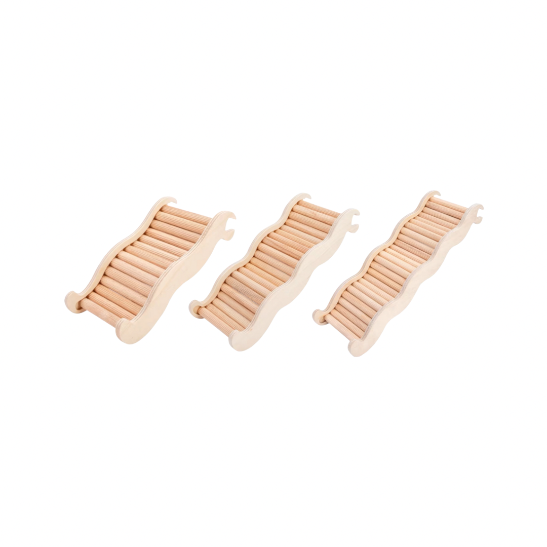 Wooden Wavy Ladder