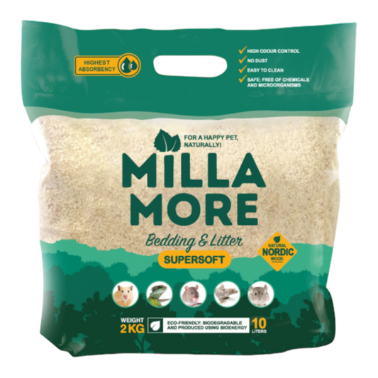 Millamore Supersoft Aspen Chip Bedding 2kg