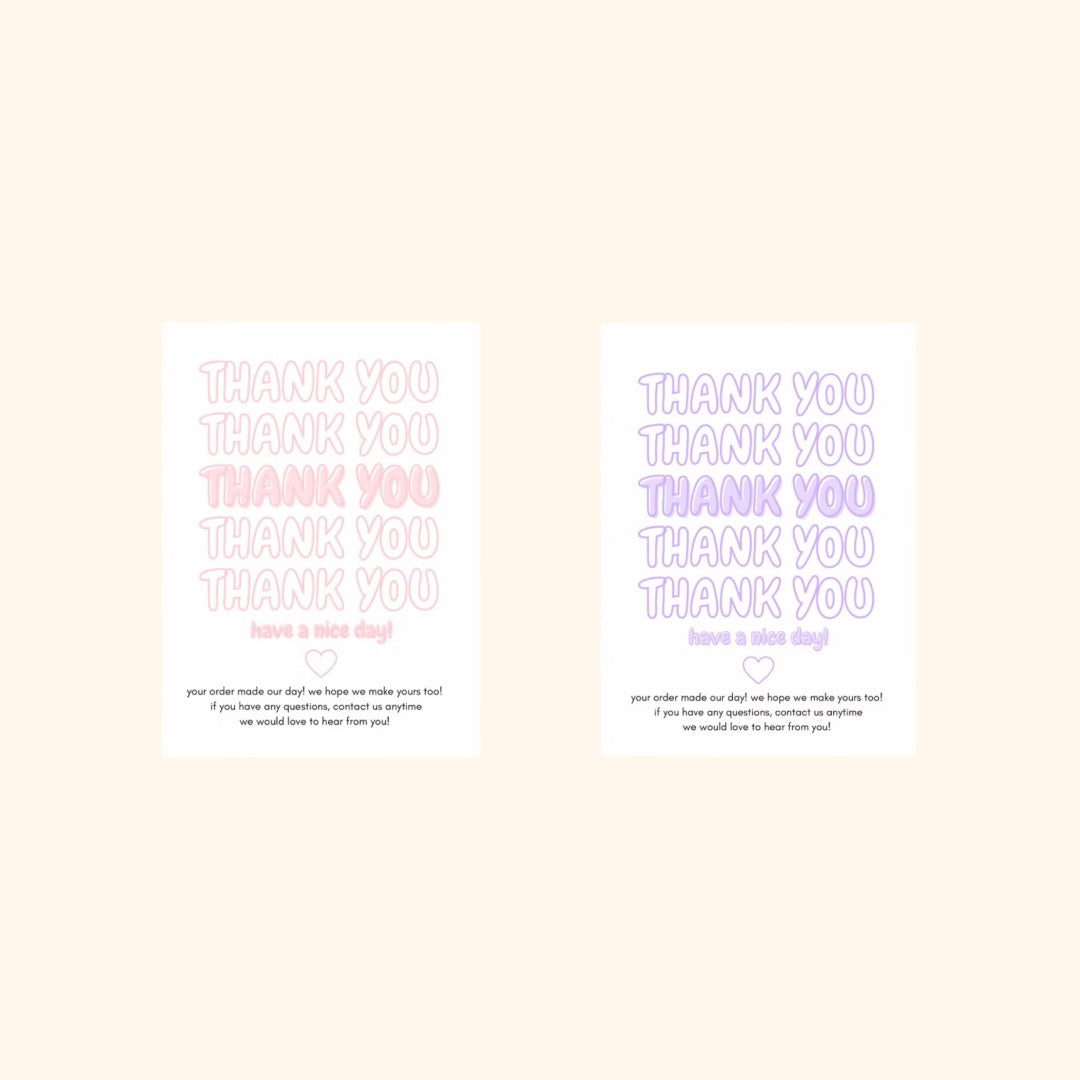 “THANK YOU” Sticker